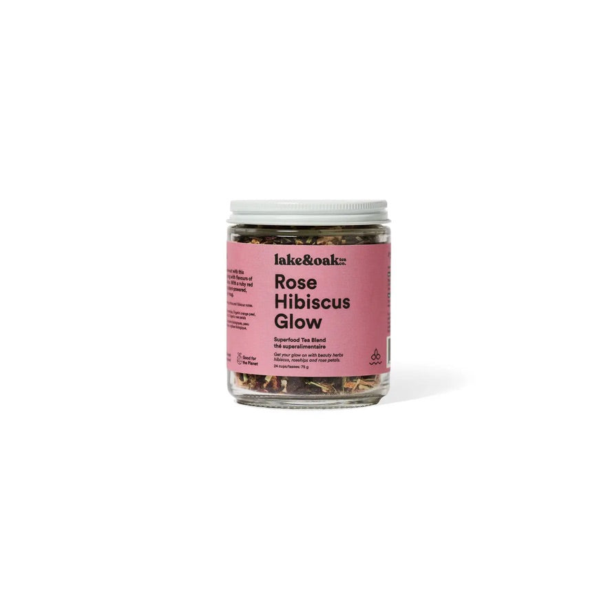 Rose Hibiscus Glow: By Lake & Oak co.