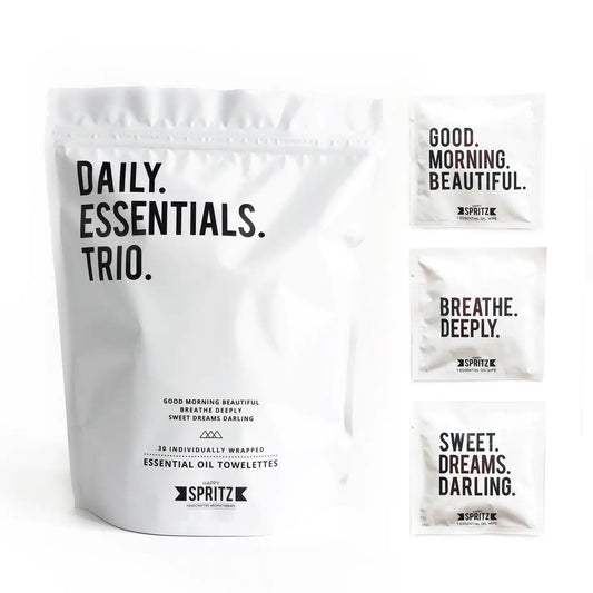 Happy Spritz - Daily Essentials Trio Mixed Towelette Bag
